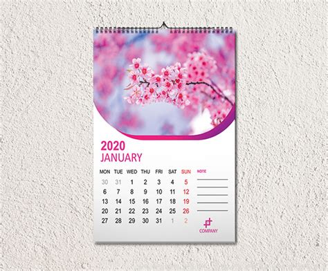 Wall Calendar 2020 On Behance