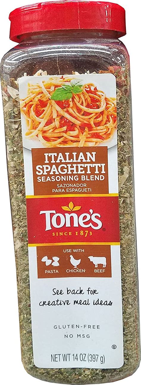 Tone S Italian Spaghetti Seasoning Blend 14 Ounce Walmart Com