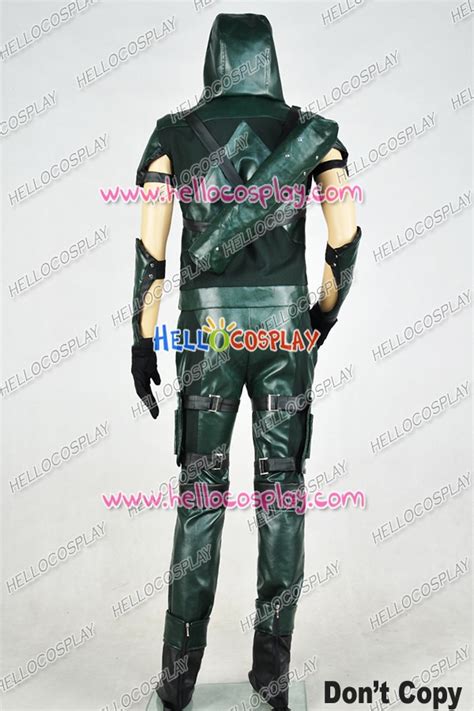 Green Arrow Season 4 Oliver Queen Cosplay Costume Combat Uniform Hoodie