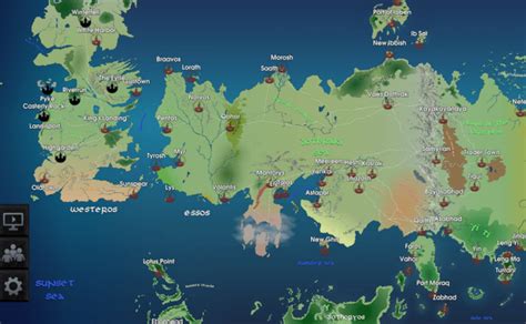 Track Your Favorite Got Character On The Map Of Westeros