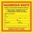 Non Hazardous Waste Safety Label Mhzw
