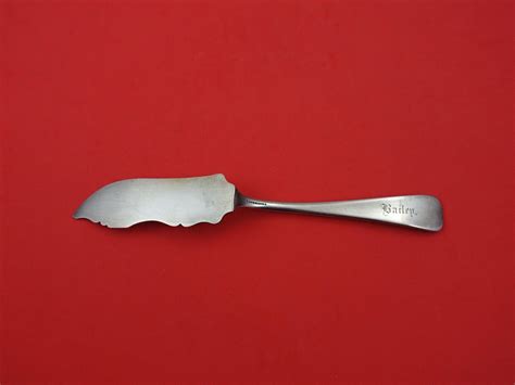 Arlington By Towle Sterling Silver Master Butter Flat Handle Brite Cut