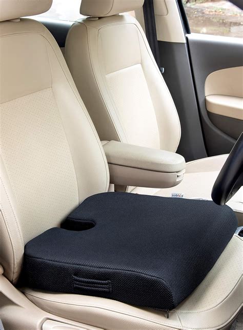 Car Seat Cushion For Long And Comfortable Drive Orthopedic U Cut Out
