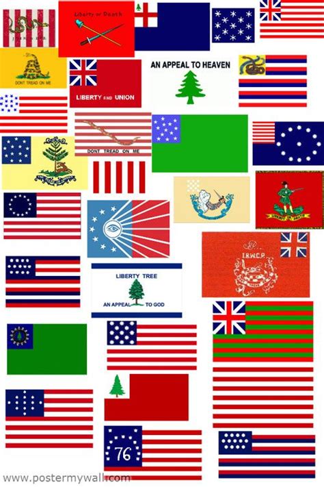 Flags Of The American Revolution American Flag History American Civil