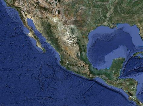 República Mexicana Atlas Map Natural Landmarks Map
