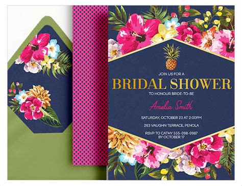 12 Bridal Shower Party Invitations Free Psd Png Vector Eps Format