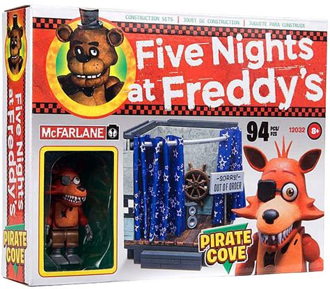 Mcfarlane Toys Five Nights At Freddys Pirate Cove Construction Set Foxy