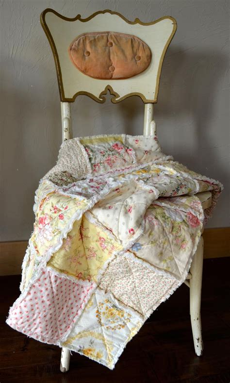 In our collection, you'll find the right style to fit with your nursery theme. French Farmhouse Rag Quilt, Crib Size in 2020 (With images ...