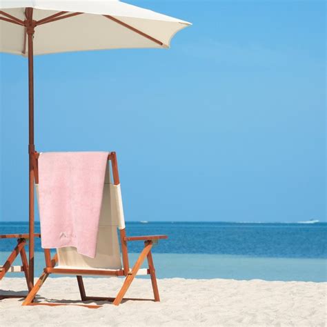 If you want to protect your beach chair, pick some that are a little bit more fashionable. Aurorae Aqua Microfiber Beach Towel #Review #SizzlingSummer - Mom Does Reviews