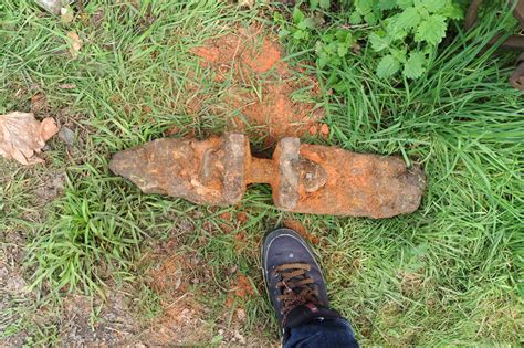 Iron Anvil Found Buried In Field Near River In Uk If Anyone Recognised
