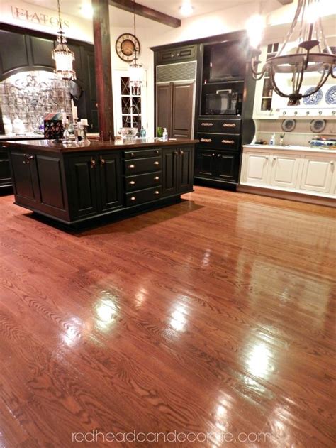 Staining is typically done in one coat. No Sanding Non Toxic Wood Floor Refinishing - Redhead Can ...
