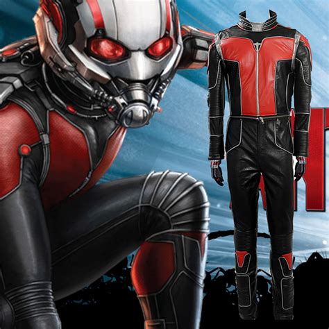Ant Man Scott Lang Cosplay Moive Costumes Custom Made Full Set