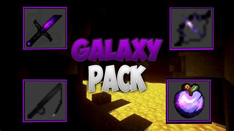 Minecraft Pvp Texture Pack Galaxy Pack Youtube