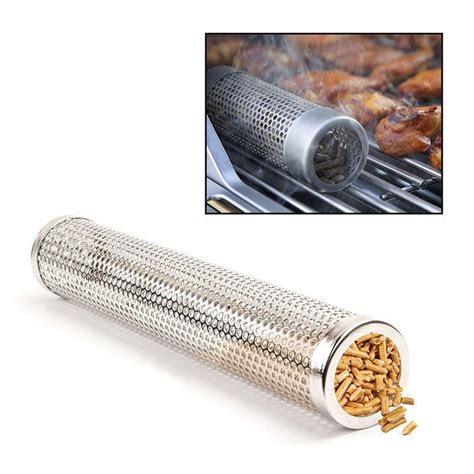 Buy Bstcar Bbq Smokersmoke Pellets Tube Bbq Smoker Box Stainless Steel Bbq Pipe For Grill