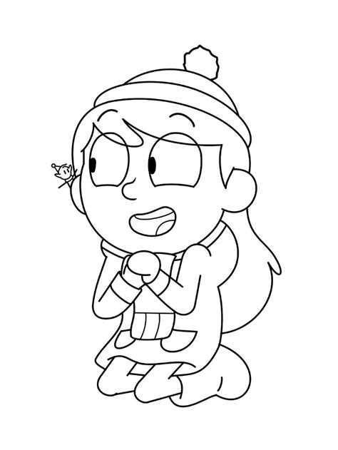 Hilda Smiling Coloring Page Free Printable Coloring Pages For Kids