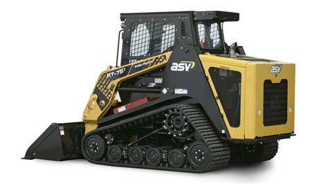 Asv Rt 75 Compact Track Loader Features Redesigned Open Rail And Drive
