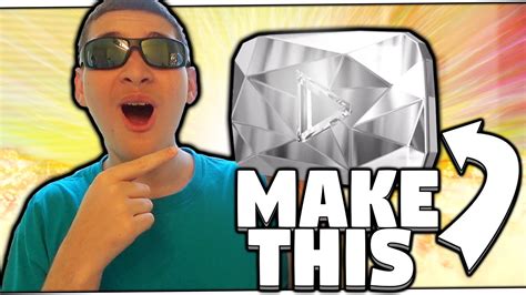 Make A Youtube Diamond Play Button Youtube