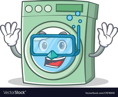 Shop for pressure washers with qvc. Diving washing machine character cartoon Vector Image