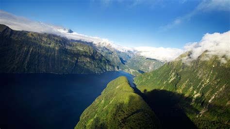 New Zealand Fjord Mountain Hd Nature Wallpapers Hd Wallpapers Id 48248