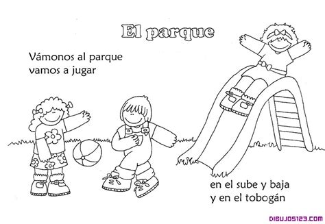 Dibujos de parques infantiles para colorear - Imagui