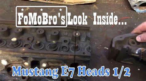 Mustang 302 E7 Head Inside Look At Porting Limit Pt 12 Youtube