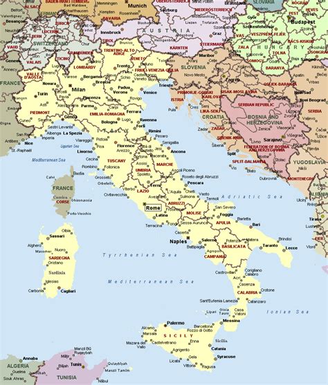 Cartina Italia Maps