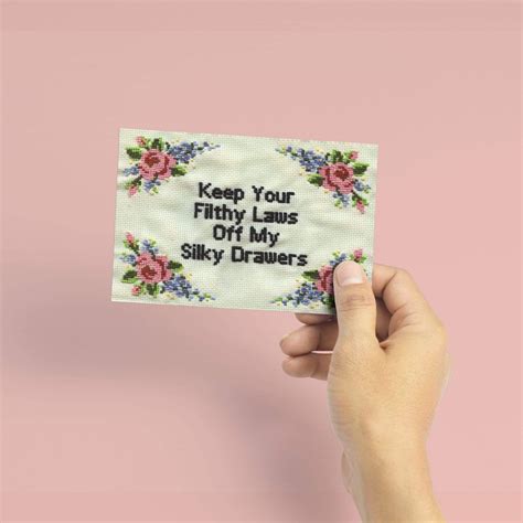Keep Your Filthy Laws Blank Greeting Card