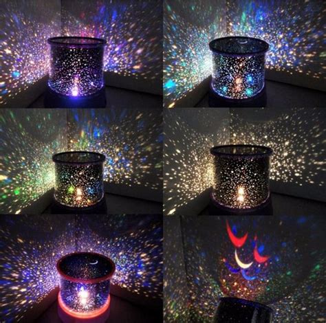 Colorful 360 rotating led projector plastic ABS different types of