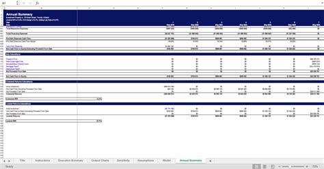 Real Estate Property Acquisition Excel Model Template Eloquens