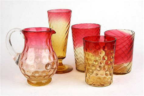 Selection Of Amberina Art Glass For Sale Classifieds