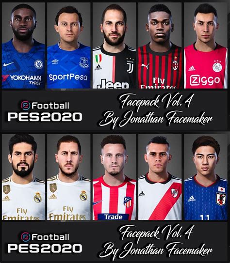 Pes 2020 Facepack Vol 4 By Jonathan Facemaker Free