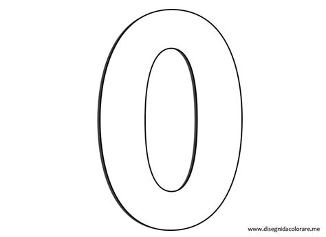 A Black And White Drawing Of The Number 0