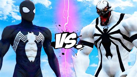 Anti Venom Vs Black Spiderman Epic Battle Teamsuper Youtube
