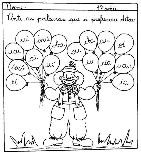 Atividades De Encontro Vocálicos