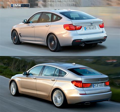 Sport steering wheel, professional navigation system and the. Photo Comparison: BMW 3 Series GT vs. BMW 5 Series GT