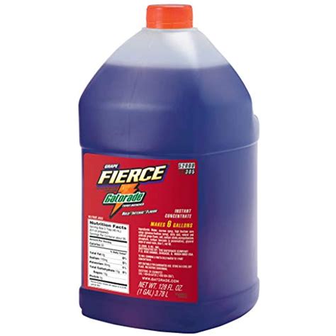 Gatorade 33305 Liquid Concentrates Fierce Grape 1 Gal Jug Pack Of 4
