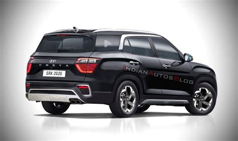 The company has now planned launch of a 7 seater version of the hector plus which will launch in january 2021. Rear Of 7-Seater Version Of 2020 Hyundai Creta Rendered