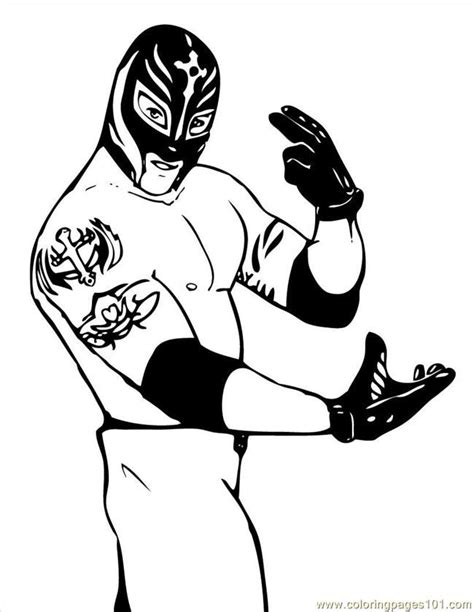Wwe Wrestling Coloring Pages Coloring Home