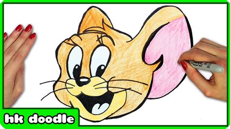 How To Draw Jerry The Mouse From Tom And Jerry Cartoons Step By Step