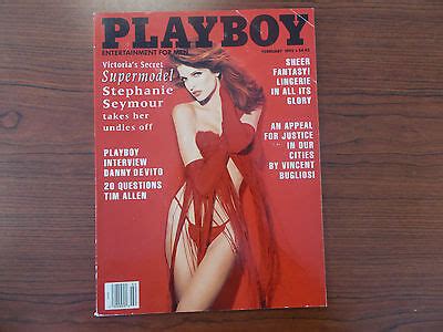 Playboy February Stephanie Seymour Jennifer Leroy W Centerfold