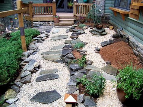 15 Stone Landscaping Ideas Quiet Corner