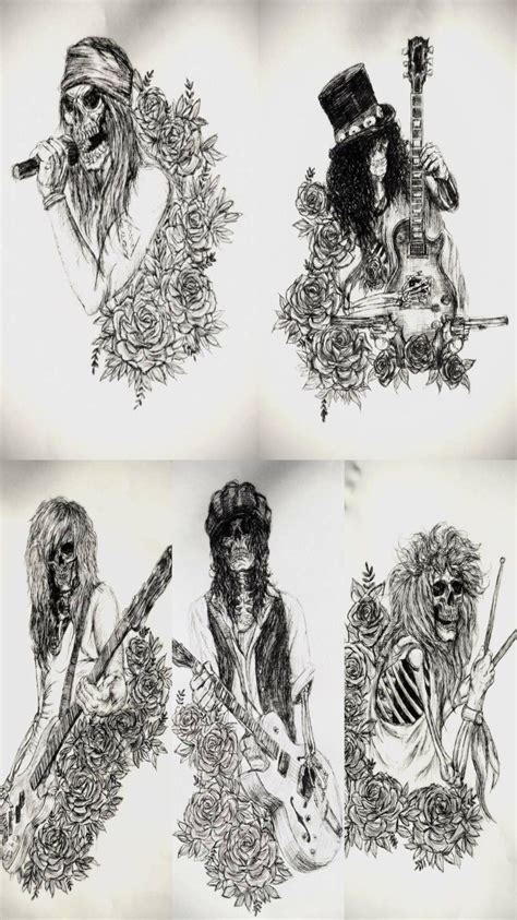Free download 38 best quality rock n roll coloring pages at getdrawings. Pin by Pablo Cantero on Guns N' Roses | Art, Axl rose ...
