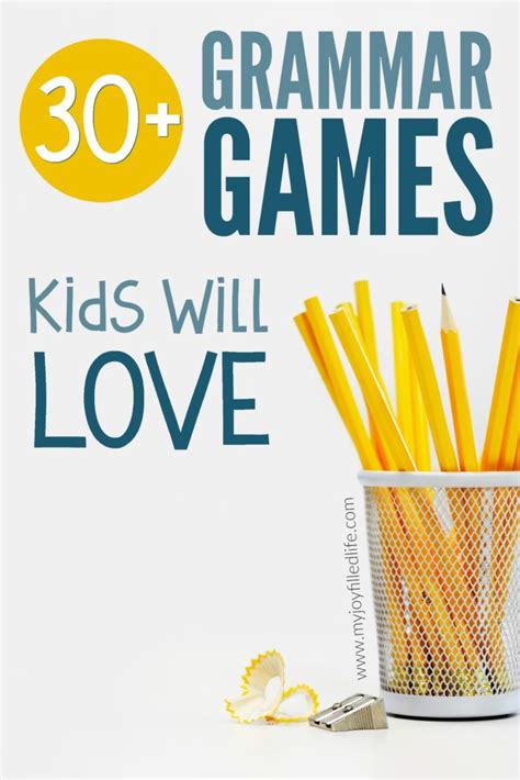 30 Grammar Games Kids Will Love My Joy Filled Life