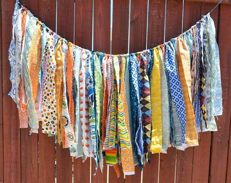 Rag banner!! | Fabric scraps, Fabric banner, Crafts with fabric scraps