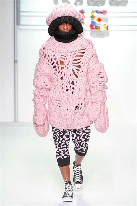 Exaggerated Cotton Candy Knitwear : Sibling Fall/Winter 2013
