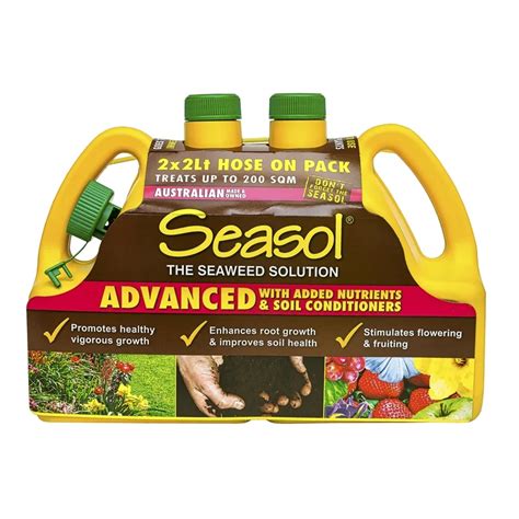 seasol 2 x 2l hose on advanced health tonic liquid twin pack rissamelt