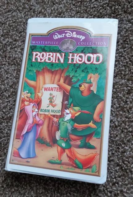 WALT DISNEY ROBIN Hood Masterpiece Collection VHS Brand New Sealed