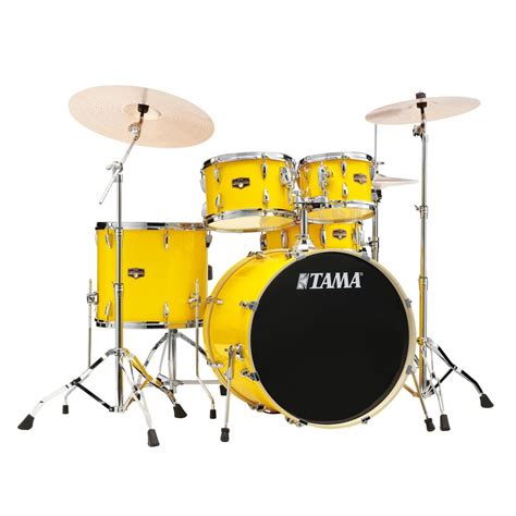 Tama Imperialstar 22 5pc Drum Kit Wcymbals Electric Yellow At