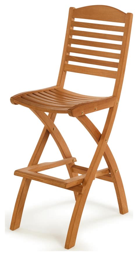 Teak Folding Bar Chair Manhattan Craftsman Outdoor Bar Stools And