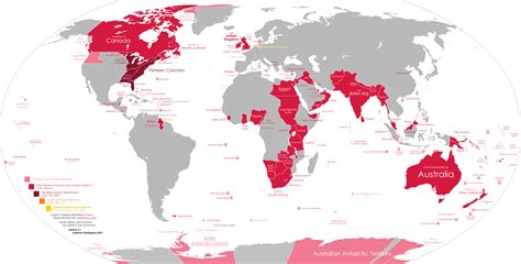 High Resolution Map Of The British Empire Rimperialkingdom